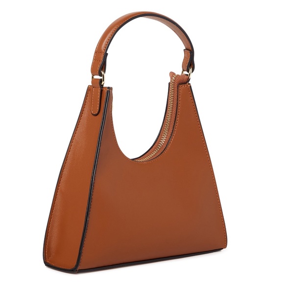 No Boundaries Women's Trapezoid Crossbody Handbag Cognac - Picture 3 of 5